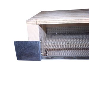 Alette per sostegno trappola raccogli polline  in legno per arnia dadant b. standard 12 favi