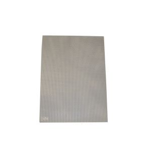 Rough anti-varroa bottom net for 8-frame d.b. beehives