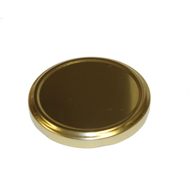 Twist-off deckel t70 für glasgefäß - öffnung 70 mm gold Twist-off deckel t70 für glasgefäß - öffnung 70 mm gold