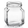 Vaso in vetro quadro gourmet  314 ml con capsula twist-off TO 63