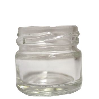 Vaso in vetro cilindrico 30 ml con capsula twist-off to 43