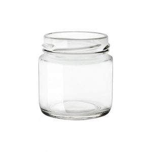 Vaso in vetro cee  standard 106 ml - per miele 130 g - solo vetro