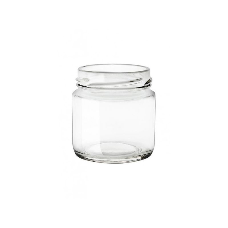 Vaso in vetro cee  standard 106 ml - per miele 130 g - solo vetro