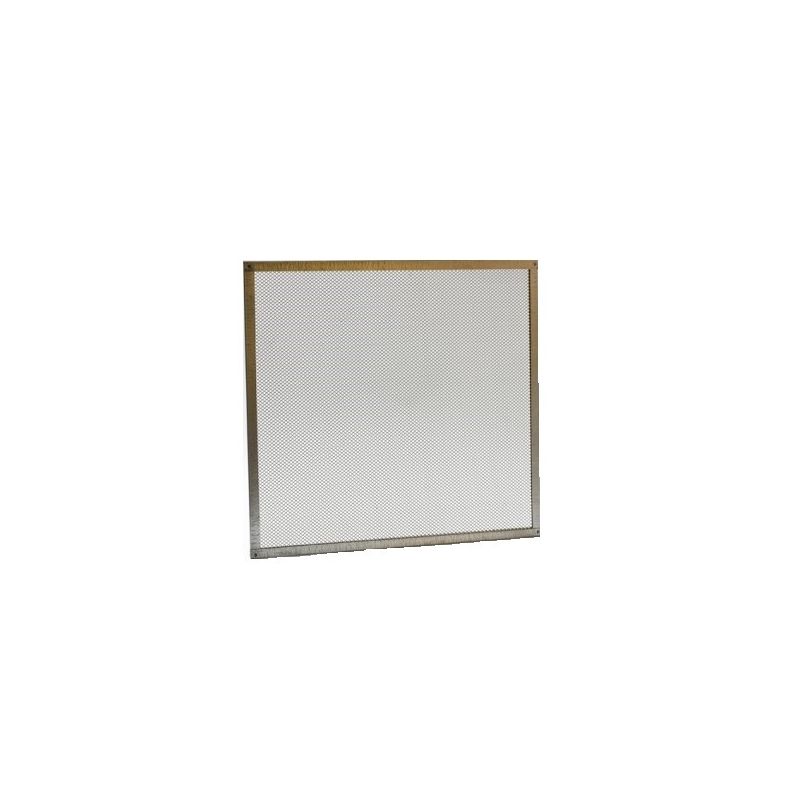 Edged anti-varroa bottom net for 12-frame d.b. beehives