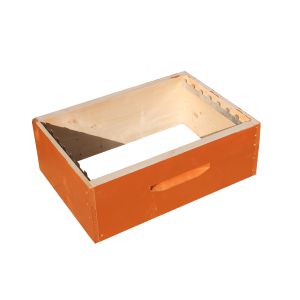 Honigraum aus lackiertem Holz für 8-Waben-Dadant-Beuten