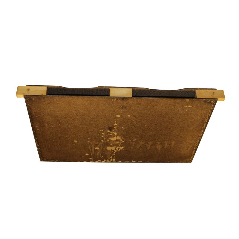 Masonite pocket feeder from d.b. beehive nest. Masonite pocket feeder from d.b. beehive nest.