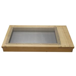 Mobile mesh bottom for d.b. 6-comb beehives