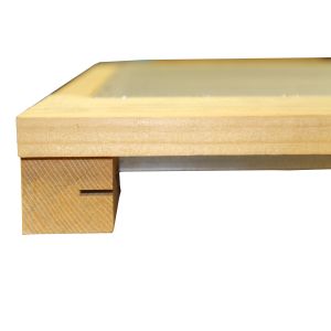 Mobile mesh bottom for 6-frame d.b. beehives