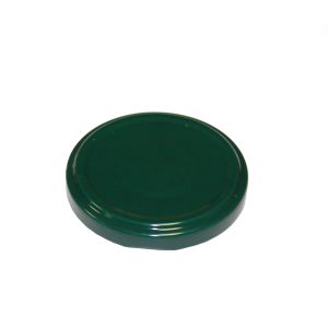Twist off to 63 cápsula para tarro de cristal - boca 63 mm - verde - para pasteurización - caja de 1400 piezas