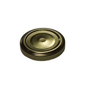 Cap twist off t53 with flip for glass jar mouth 53 mm - gold - box of 2000 pieces