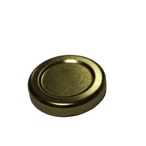 Capsule twist off t43 for glass jar mouth 43 mm - gold - box of 3100 pieces
