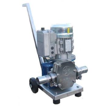 SINGLE-PHASE HONEY PUMP 100 with GEARMOTOR + SINGLE-PHASE INVERTER + TROLLEY