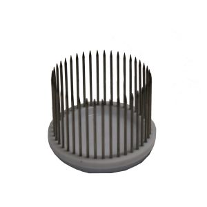 Needle queen retainer on honeycomb