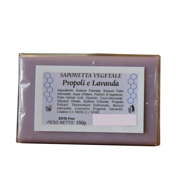 Saponetta vegetale propoli e lavanda Saponetta vegetale propoli e lavanda