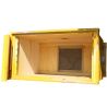 Dadant plywood cubic beehive 6 honeycomb for swarm with sheet metal cover
