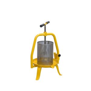 Schraubpresse für Entdeckelungswachs und Obst, Ø 20 cm – Edelstahlkorb mit lackierter Stütze