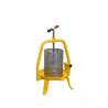Manual wax and fruit press - diameter 20 cm - stainless steel cage and painted support