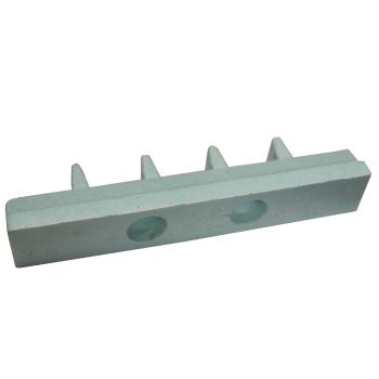 Fluglochschieber aus "verschleißfestem" Polystyrol für 10-Waben-Polystyrolbeute