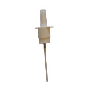 Flacon rond en verre jaune avec spray nasal 20 ml