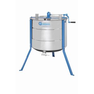 Giordan Radial-Honigschleuder D.B., manuell, mit Edelstahlkorb für 9 Honigraumwaben