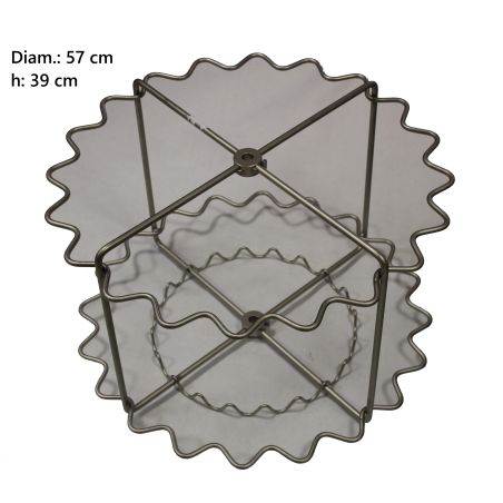 Stainless steel radial cage for tucano lega extractor - 20 frames