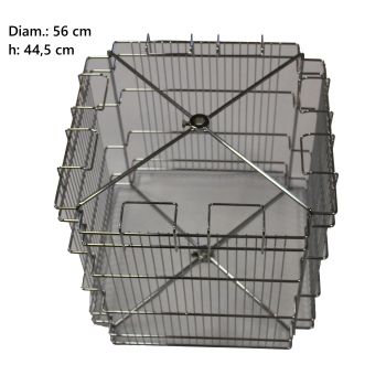 Cage tangentielle chromée pour extracteur de miel en alliage falcon