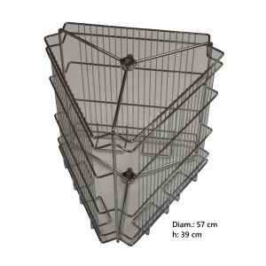 Tangential manual extractor dadant b. "kite" - for no. 6 honey super frames or no. 3 nest frames