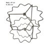 Manual "radial 12" extractor for 12 frames d. b. from honey super