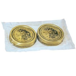 Four seasons bormioli rocco cap with flip h18 diameter 86mm gold - for pasteurizing