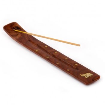 Wooden incense holder