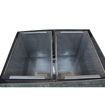 Fondeur de cire à vapeur en acier inoxydable pour 32 cadres d.b. ou 40 cadres Langstroth