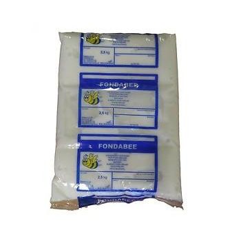Pasta confitada "fondabee" alimento complementario para abejas - paquete de 5 2,5 kg