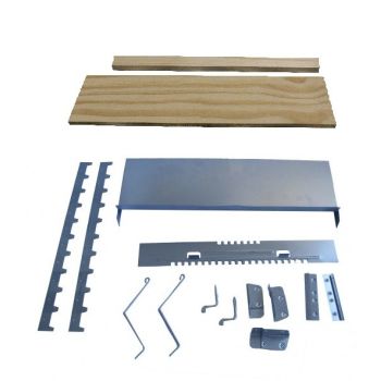 Kit de quincaillerie pour ruche d.b. standard 10 cadres avec supports de porche