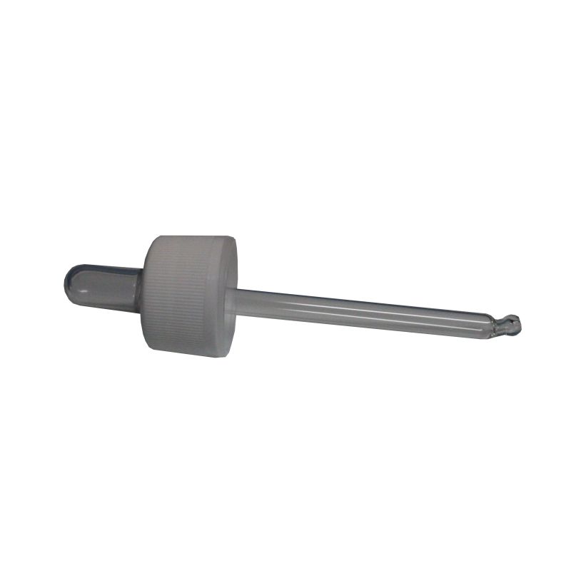 Glastropfer pfp28 mit sicherheitsband für 100 ml gelbe flasche