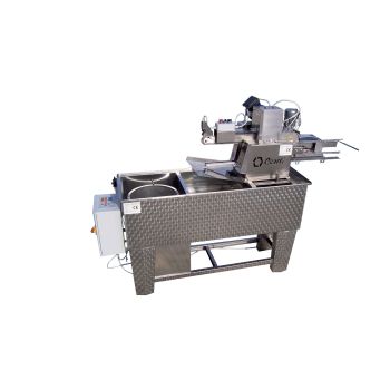 Professional stainless steel uncapping bench with centrifuge complete with uncapping machine