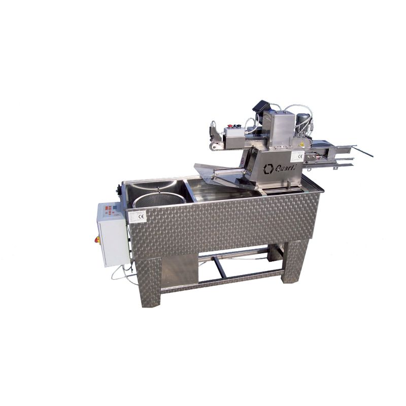 Stainless steel professional UNCAPPING TABLE with centrifuge complete with UNCAPPING MACHINE