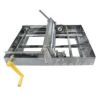Manual uncapping machine for nest combs and universal honey super