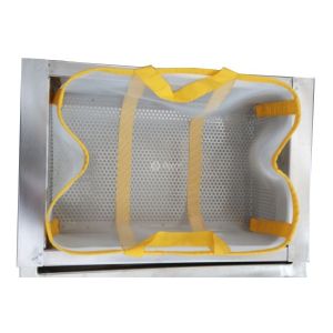 Nylon prefilter for honey decanting and filtering tank