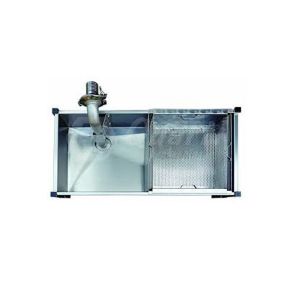 Débit total du bassin à miel et de la cuve de filtration