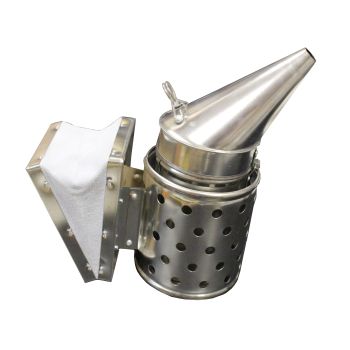Galvanized bee smoker "2hf" ø 10cm with protection