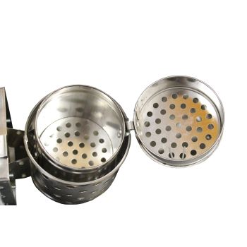 Ahumador galvanizado "2hf" ø 10cm con protección