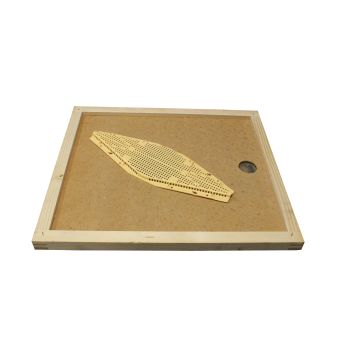 Ruche-abeilles avec échappement d.b. 12 cadres avec échappement d'abeilles en diamant