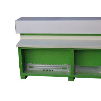 3-compartment chest for royal jelly production or queen breeding