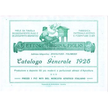 Ettore librina - gesamtkatalog für die bienenzucht -1925