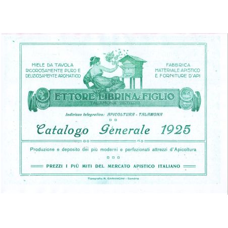 Ettore librina - catalogo generale per apicoltura -1925