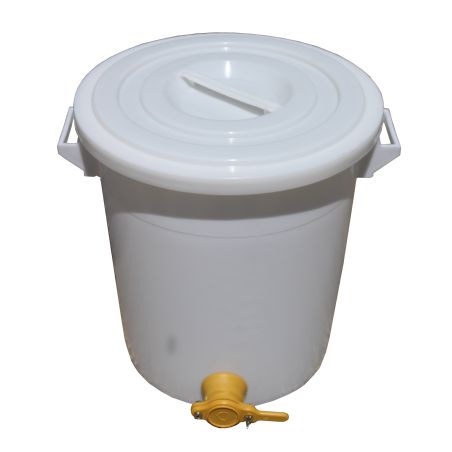 Plastic tank for honey 50 kg - with tap