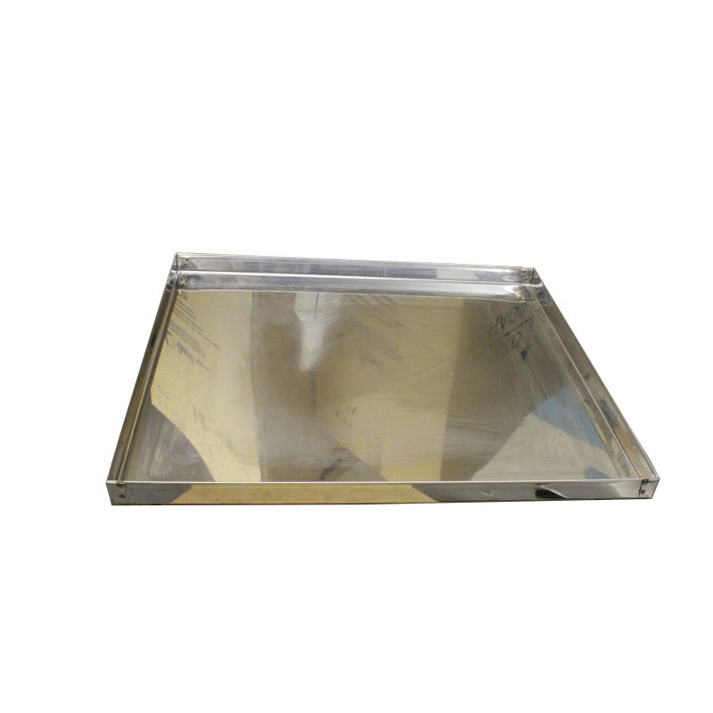 Plateau en acier inoxydable pour chariot hausse d.b. 12 cadres