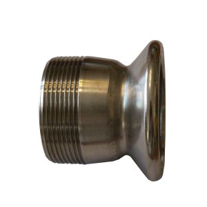 Racor reductor garolla 50 mm/ 2" rosca exterior acero inoxidable