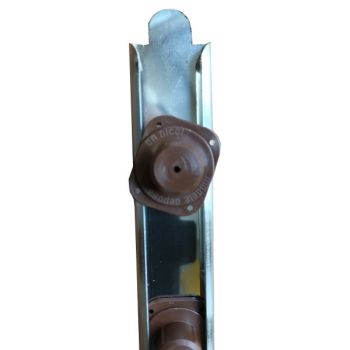 Soporte de taco de acero inoxidable con alimentador para juego de reina