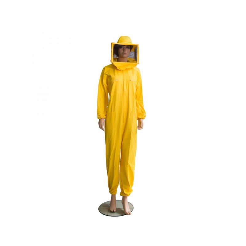Compact beekeeper suit with square mask Compact beekeeper suit with square mask